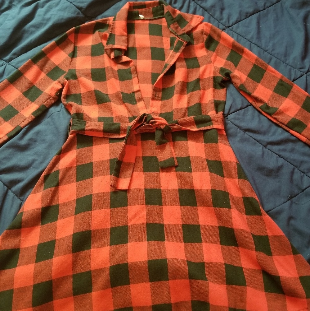 Flannel dress
